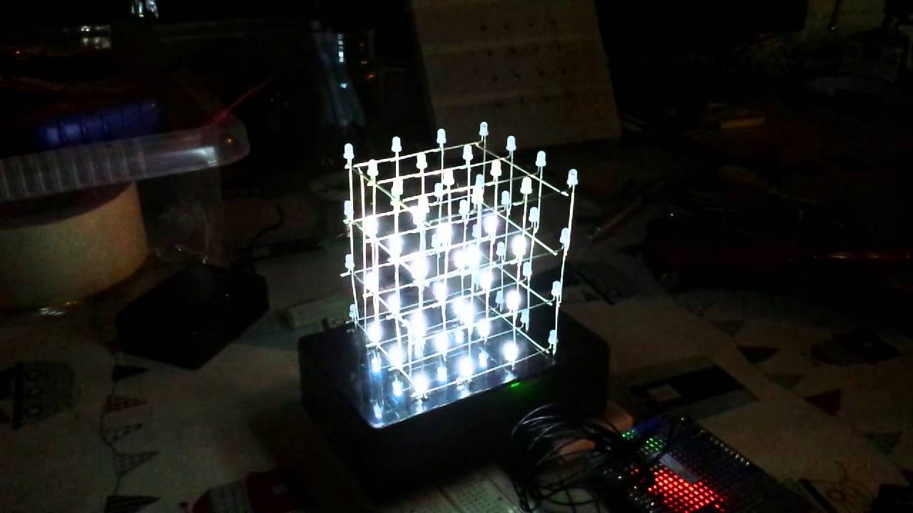 DIY 4x4x4 Led Cube YouTube