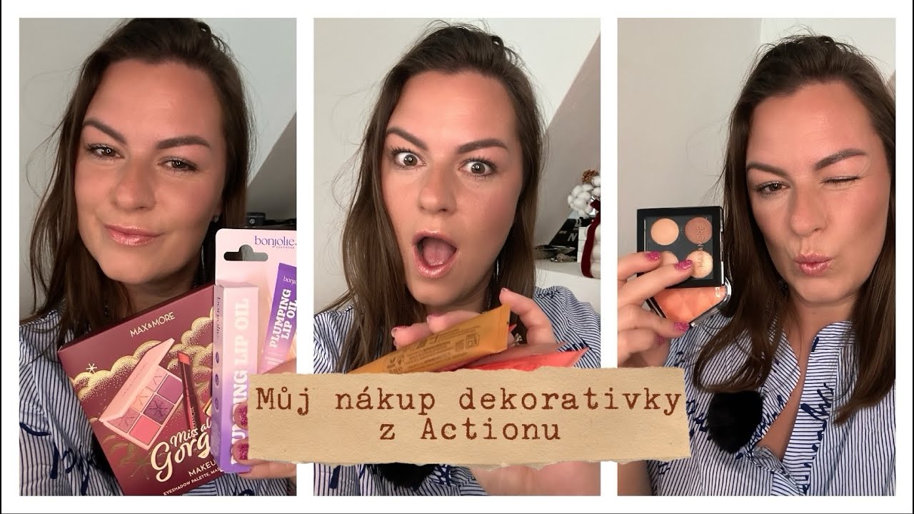 Můj nákup dekorativní kosmetiky v Actionu