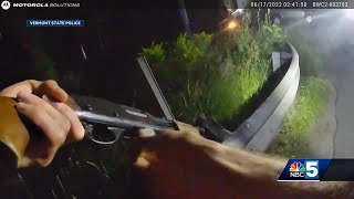 Body cam footage released after Vermont troopers charged with reckless endangerment in bean bag i...