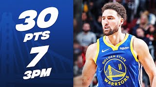 Klay Thompson COULDN'T MISS In The Windy City! - 30 PTS (7 Threes) 🔥| January 12, 2024