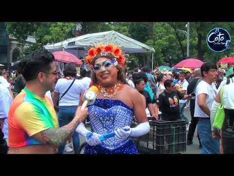 Marcha gay 49 en CDMX en EL COTO con Momo Montes