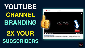 How to Create YouTube Branding Watermark Free for Your Channel | [New Method 2020] | Bivu