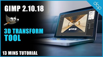 3D Transform Tool GIMP 2.10 Tutorial