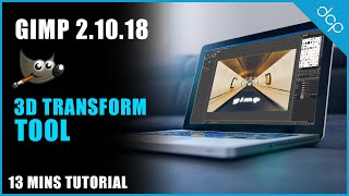 3D Transform Tool GIMP 2.10 Tutorial