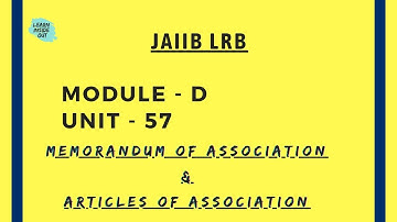 JAIIB LRB UNIT 57 IN TAMIL @learninsideout