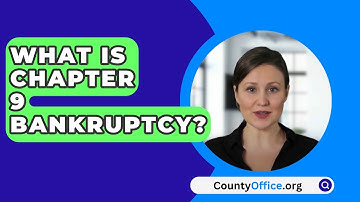 What Is Chapter 9 Bankruptcy? - CountyOffice.org