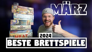 Die besten Brettspiele 2024 🏆 Meine Top Spiele im März