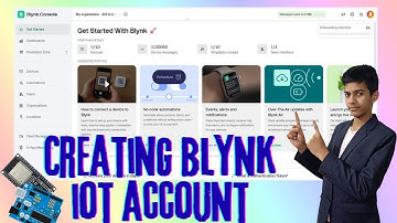 Creating a Blynk IOT platform account✨