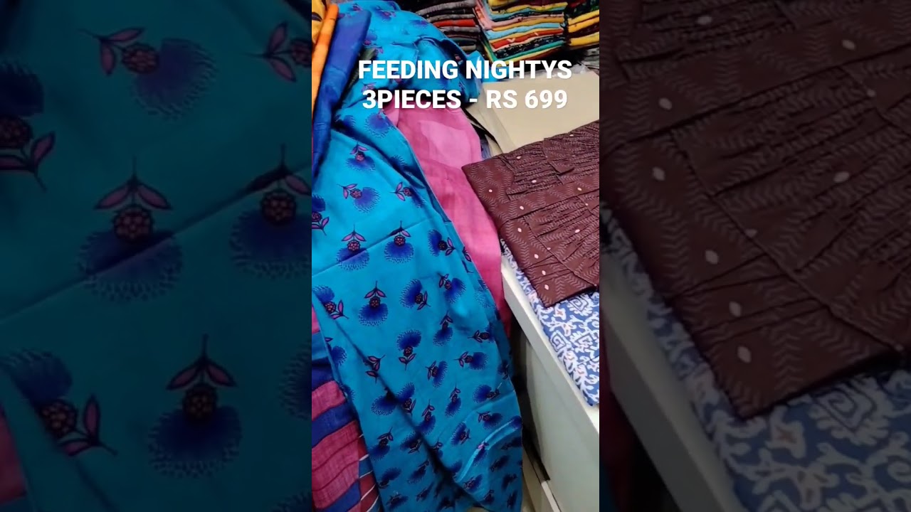 😍👌feeding nighty 3pieces RS 699