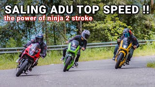TOP SPEED NINJA 2-STROKE COMPETITION! Who's the Fastest? | Ninja R vs Ninja RR FULL GASPOL!