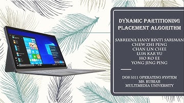 Dynamic Partitioning Placement Algorithm - Best Fit and Worst Fit