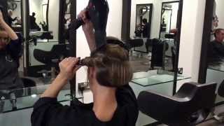 How to blow dry a bob