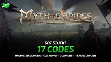 MYTH OF EMPIRES Cheats: Add Money, Zero Weight, Godmode, ... | Trainer by PLITCH