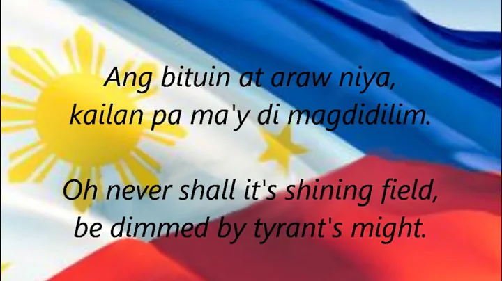 Philippine National Anthem - "Lupang Hinirang" (TL/EN) - DayDayNews