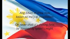 Philippine National Anthem - "Lupang Hinirang" (TL/EN)  - Durasi: 1:31. 