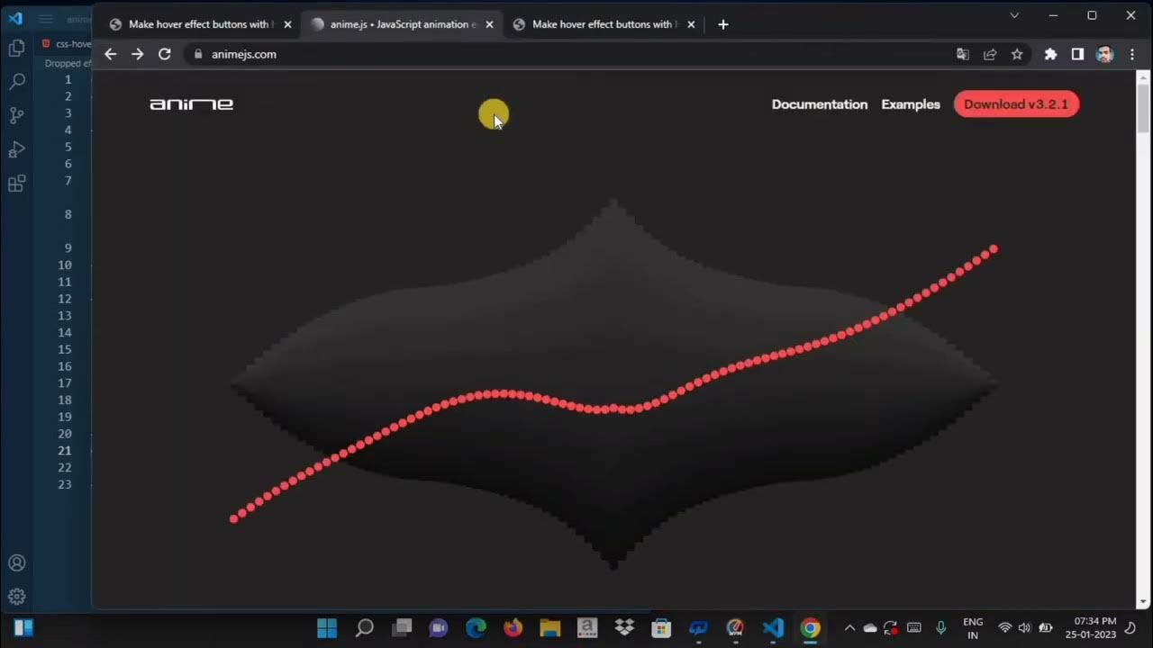 ANIME.JS EFFECTS BUTTON BORDER CSS EFFECTS ANIME JS DOCUMENTATION