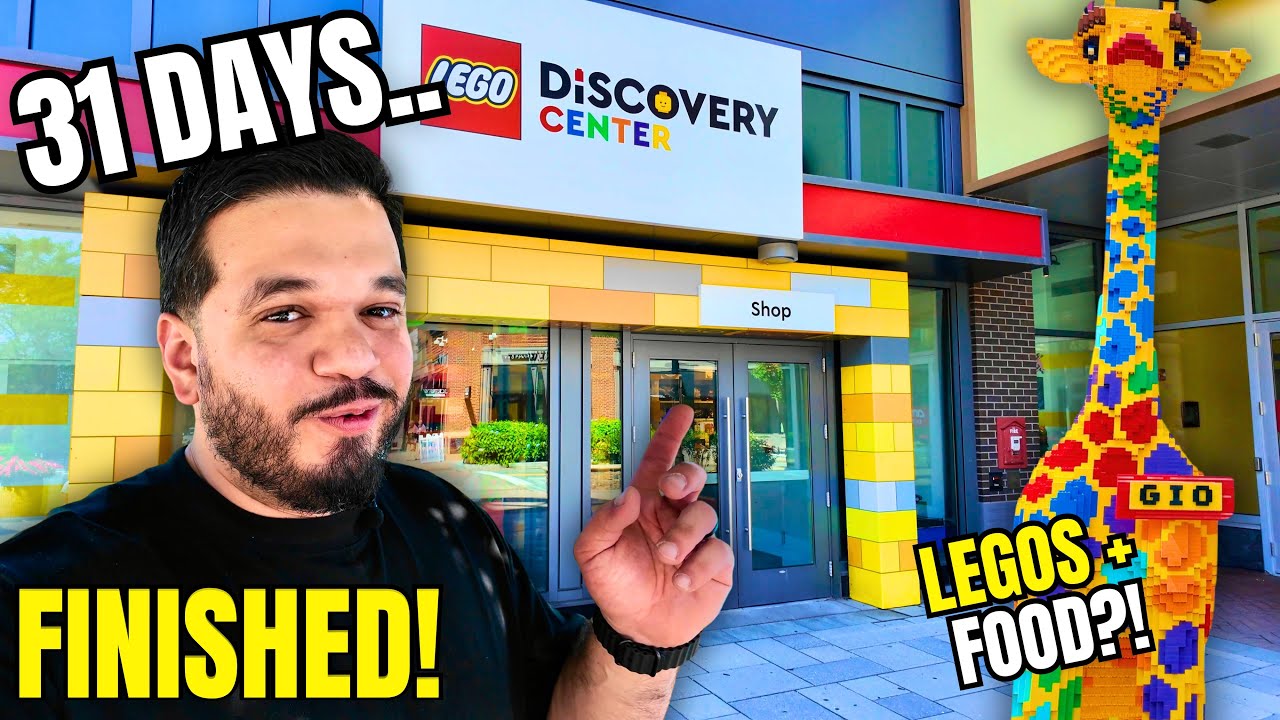 Lego Discovery Center Boston Vlog! | Day 31 of My Daily Family Vlog Challenge + Food Review