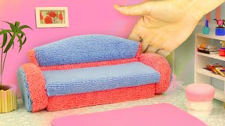 DIY miniature Sofa for Dollhouse