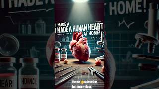 "Crafting the Heart: A+ Step-by-Step Guide to a Handmade Human Heart Model" #shortfeed #art #artist