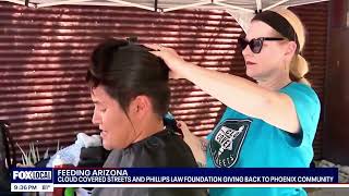 Fox 10 News Covers Phillips Law Foundation | Giving Back with Cloud Covered Streets