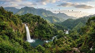 “Serene Jungle Waterfall Ambience 🌿 | Deep Relaxation & Nature Sounds ASMR” screenshot 2