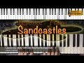 Sandcastles Song Cover Easy Piano Tutorial/Keyboard Lesson FREE Sheet Music NEW 2016