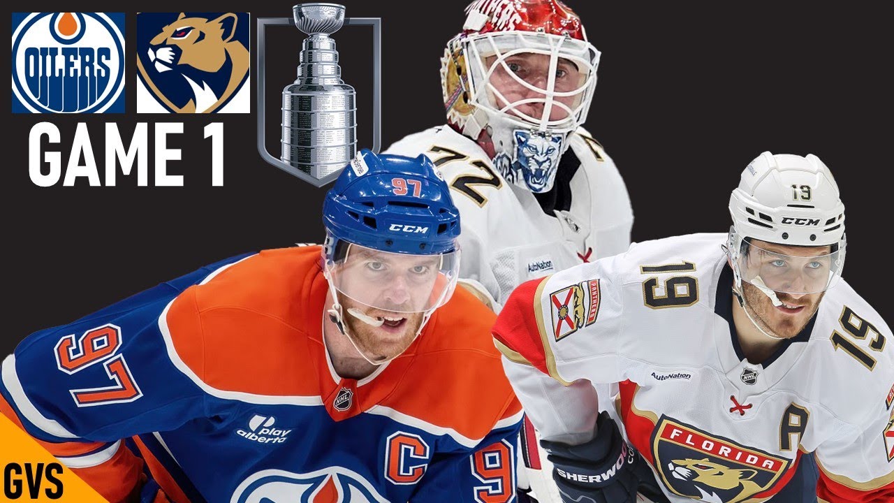 GAME 1 LETS GO! | Panthers vs Oilers Stanley Cup Final - YouTube