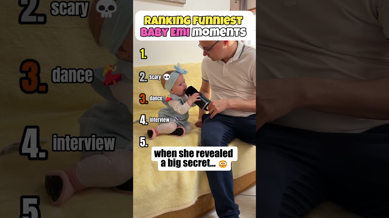 Ranking Emi’s Funniest April Moments 😂 #baby #dad #dadlife #family #parenting