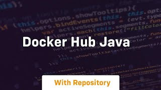 docker hub java