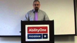 John Packer, OIF veteran, speaks about the AbilityOne Program