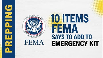 11 Items FEMA Wants You To MUST Keep In Your Home