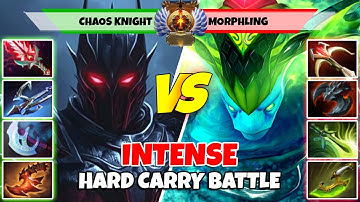 CHAOS KNIGHT (Carry) vs MORPHLING (Carry) - Epic Battle Of Immortal Rank Dota 2 Players - Z Dota 2