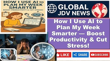 How I Use AI to Plan My Week Smarter — Boost Productivity & Cut Stress!