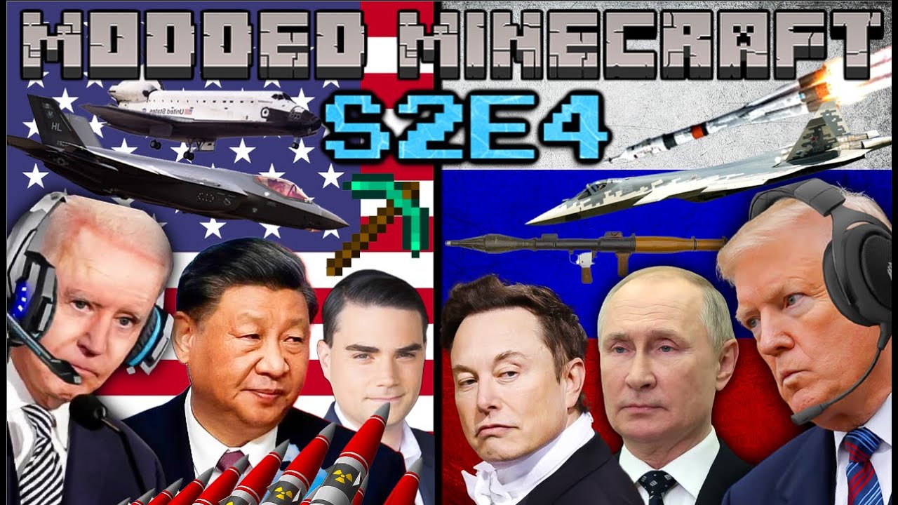 Presidents Play Modded Minecraft S2 E4 (MATRIX SERVER??) *parody*