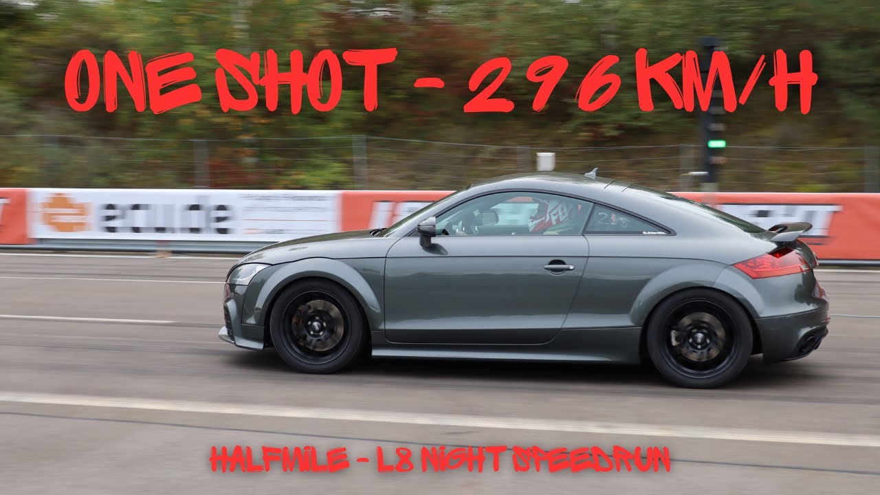Dennis 1000+PS AUDI TT beim Speedrun 2025 - 1 RUN - 296km/h