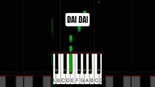 DAI DAI - Shakira Piano Lesson (Shorts version) 🔥