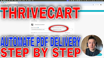 ✅ Hoe u de levering van digitale PDF-downloads kunt automatiseren met ThriveCart🔴