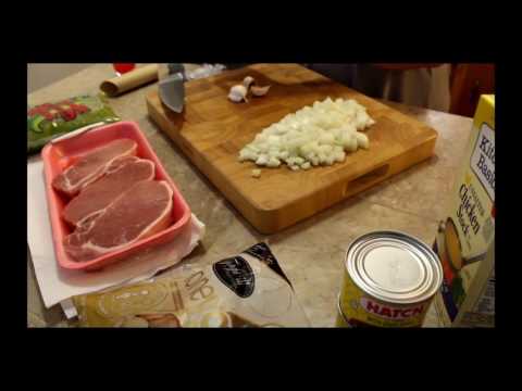 Cooking With Grammy Pork Hatch Green Chile Stew Part 1