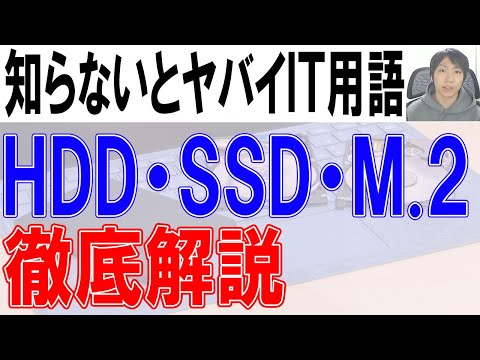 HDD・SSDとは？違いと比較を徹底解説・初心者入門【M.2 NVMe・SATA】