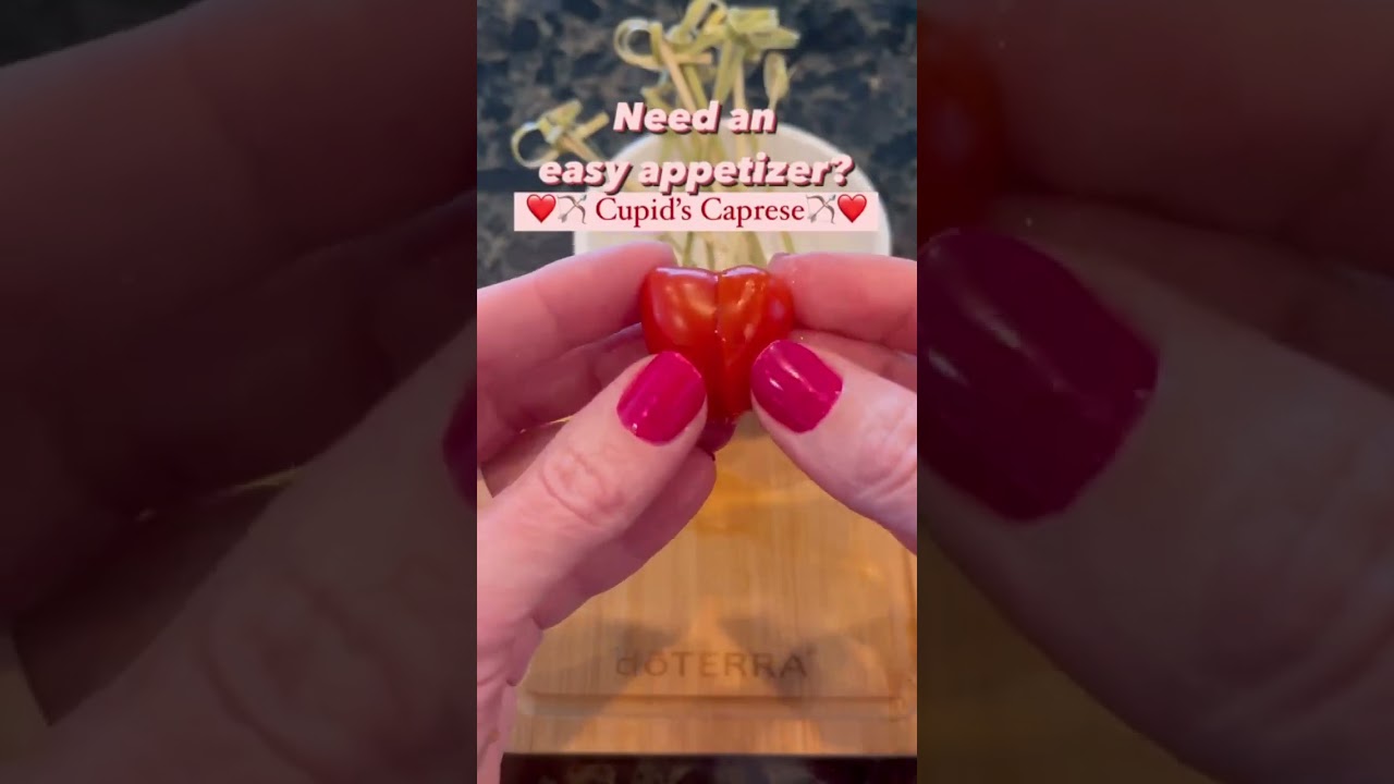 Your new favorite Valentine appetizer: Cupid’s Caprese!