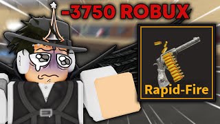 Using the Rapid Fire Revolver in KAT (Roblox Knife Ability Test)