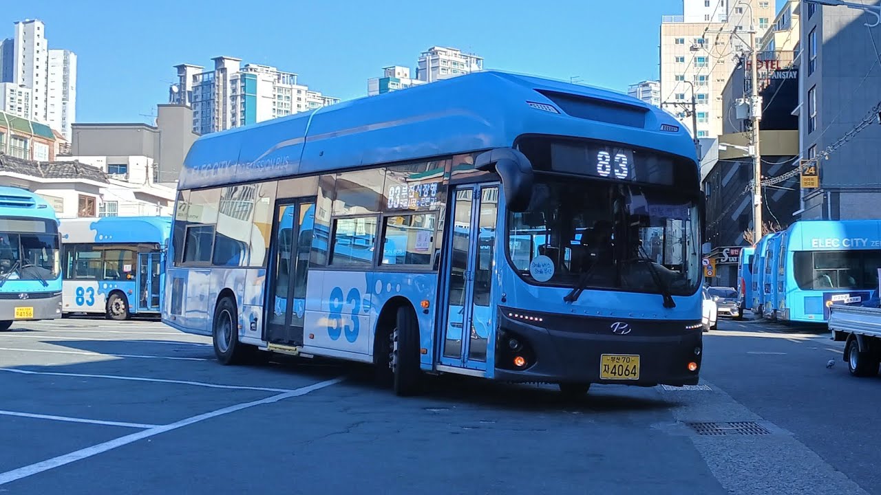 부산83번 (용화 여객 차고지~광안리해수욕장)까지 주행