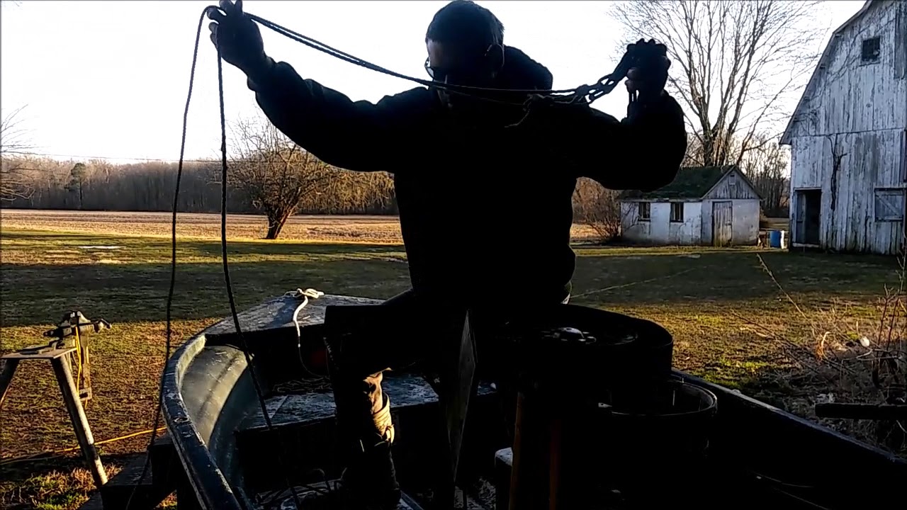 Drill Powered Line Puller For Trotline Crabbing YouTube