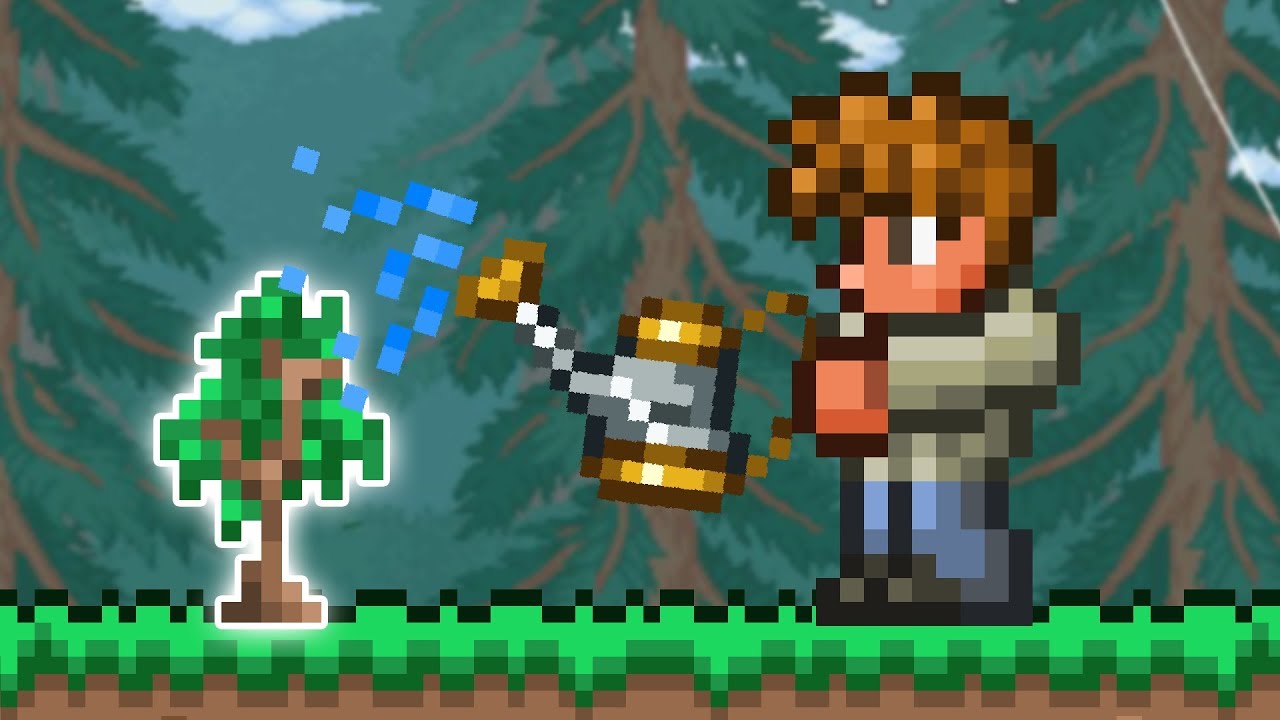 Terraria but we plant HUNDREDS of TREES!?! 