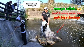 Rekor baru mengejutkan...😱 jala ikan di bawah grojogan sarang jutaan ikan bersarang...‼️