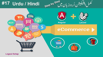 17-E-Commerce Website in Angular Using Laravel API in Urdu Hindi  (logout setup )
