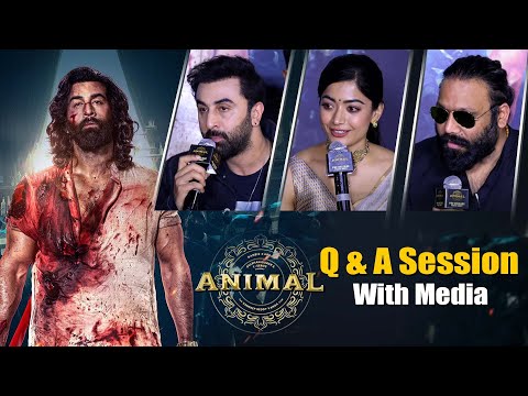 ANIMAL Movie Team Qbackslashu0026A Session With Media | Ranbir Kapoor | Rashmika | iDream Media - IDREAMMOVIES