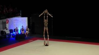 Heathrow - Gold - Senior Womens Group - Acrobatic Gymnastics 2017