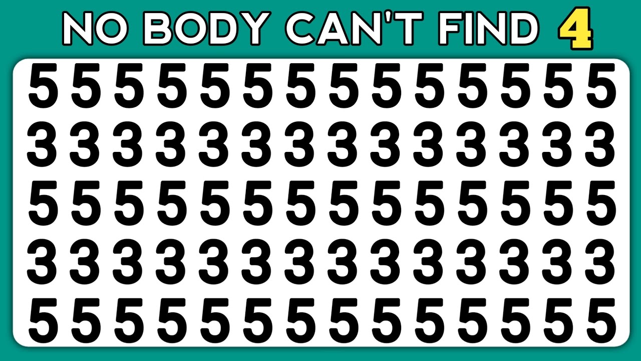 Find the Odd one Out | Number and Letter Edition |‎ Spot the Difference ...