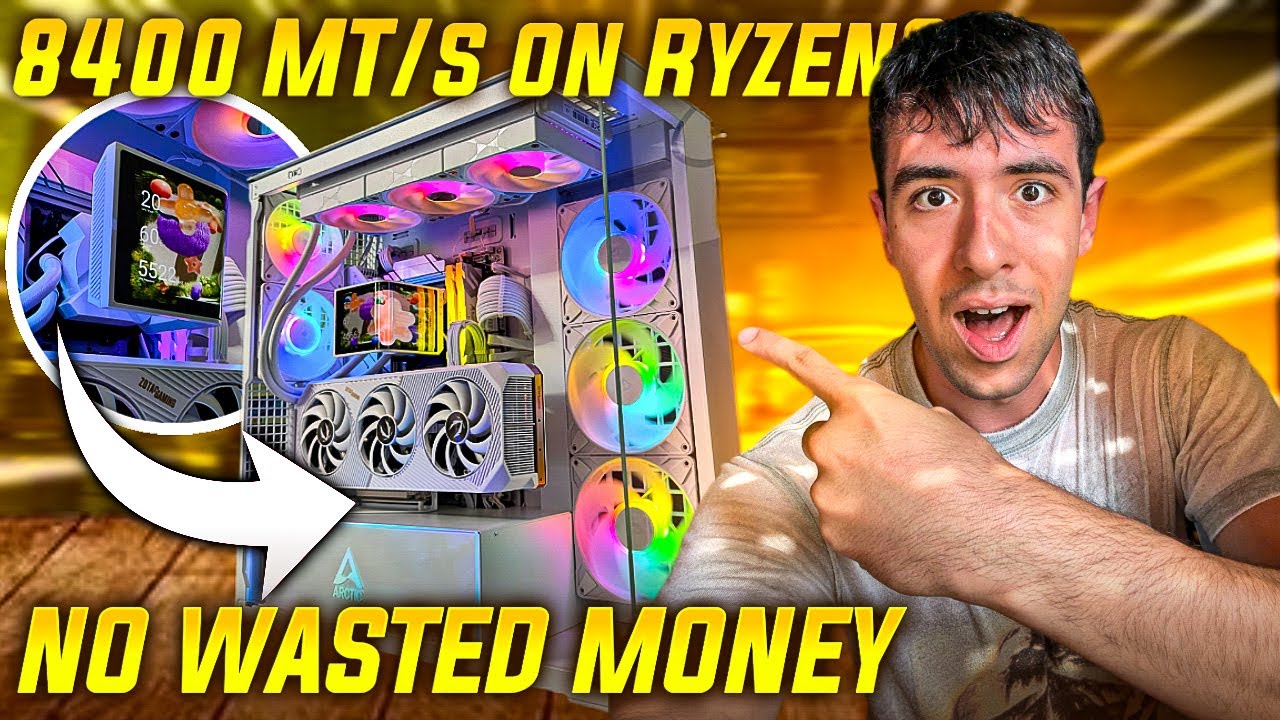 8400MT/s CUDIMM DDR5 on Ryzen?! --The 